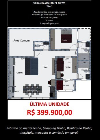 Apartamento - São Paulo, SP no bairro Penha — foto 2