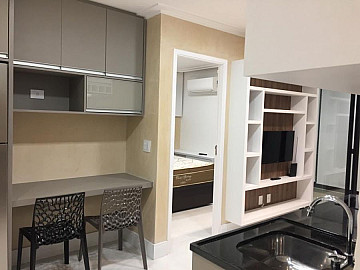 Apartamento Mobiliado com 1 Quarto para Alugar No Campo Belo