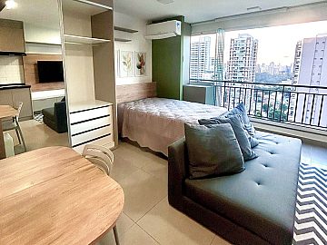 Studio Mobiliado na Vila Mariana para Alugar